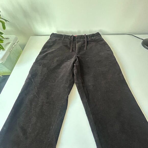 Victorinox Brown Corduroy Drawstring Pants - Picture 1 of 4
